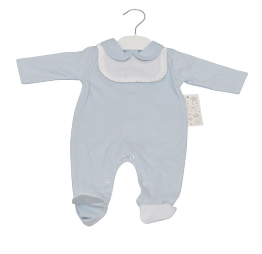 Baby Boys Blue Babygrow