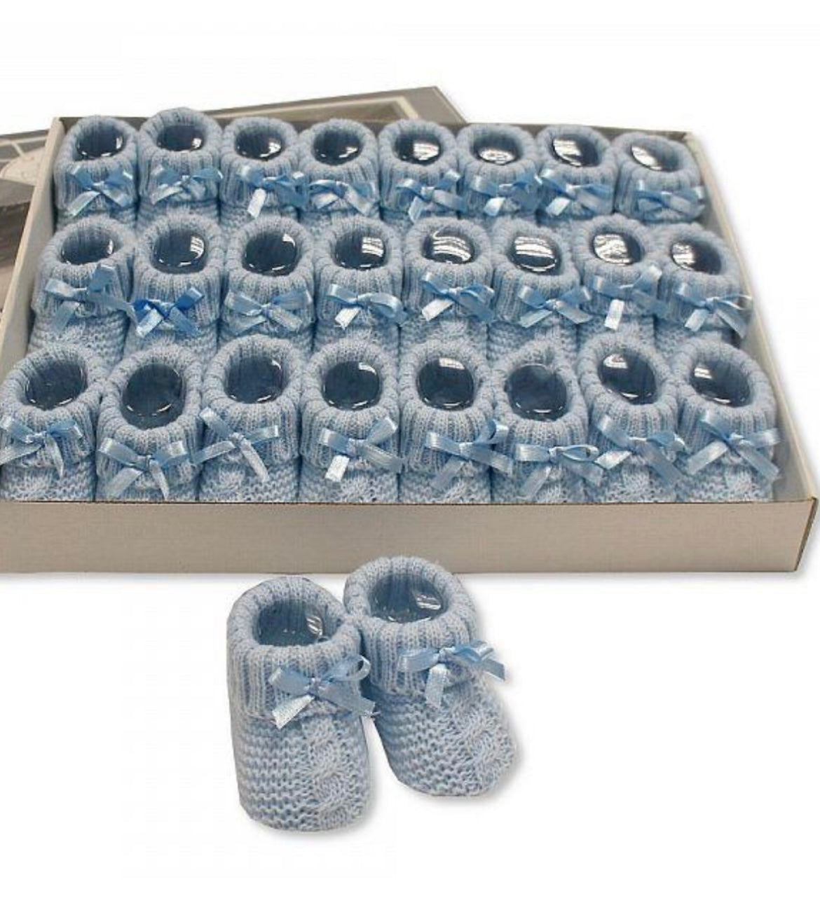 Baby Booties with Bow